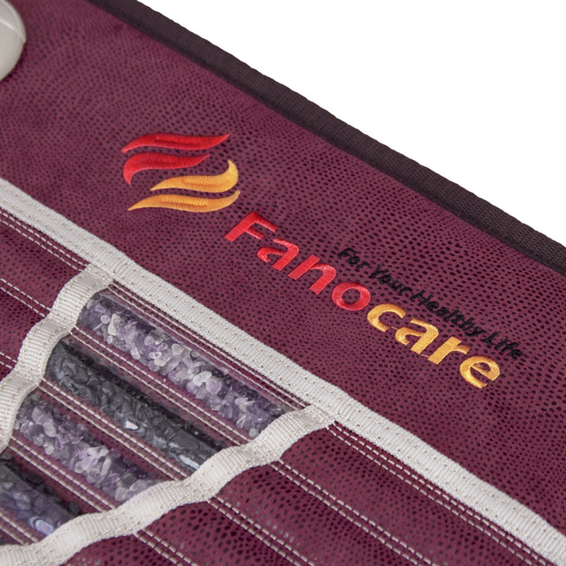 Fanocare 遠赤外線ストーンマット 天然石アメジスト窓部分拡大 H Noble Mini Pad MAT-04-01 ヒーティングパッド