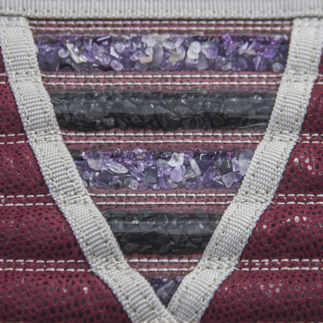 Fanocare 遠赤外線ストーンマット 窓から見える天然石アメジスト拡大 H Noble Mini Pad MAT-04-01 ヒーティングパッド