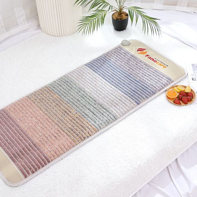 Fanocare 温熱バイオマット(60×150cm) 7種類の天然石 ChakraMat R1000