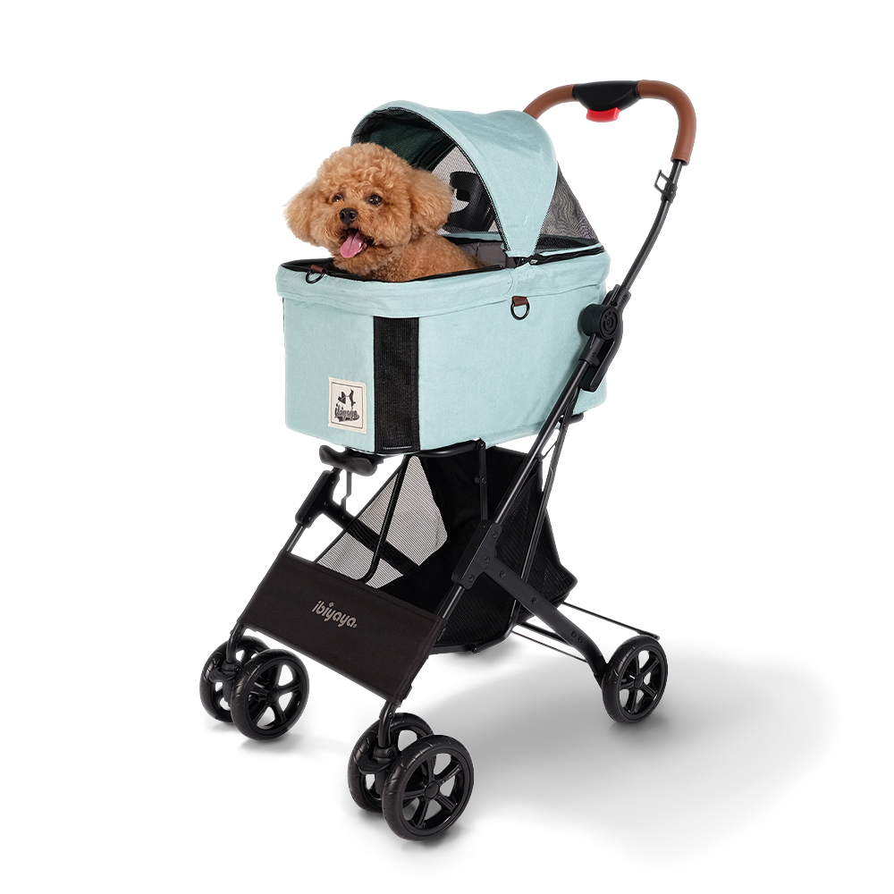 ibiyayaトラボイ トライフォールド ペットトラベルシステム ペットカート (スペアミント)
