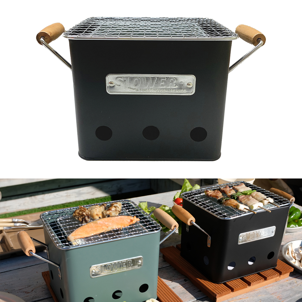 バーベキューストーブ BBQ STOVE ALTA (S) 1～2人用 ブラック アウトドア SLOWER