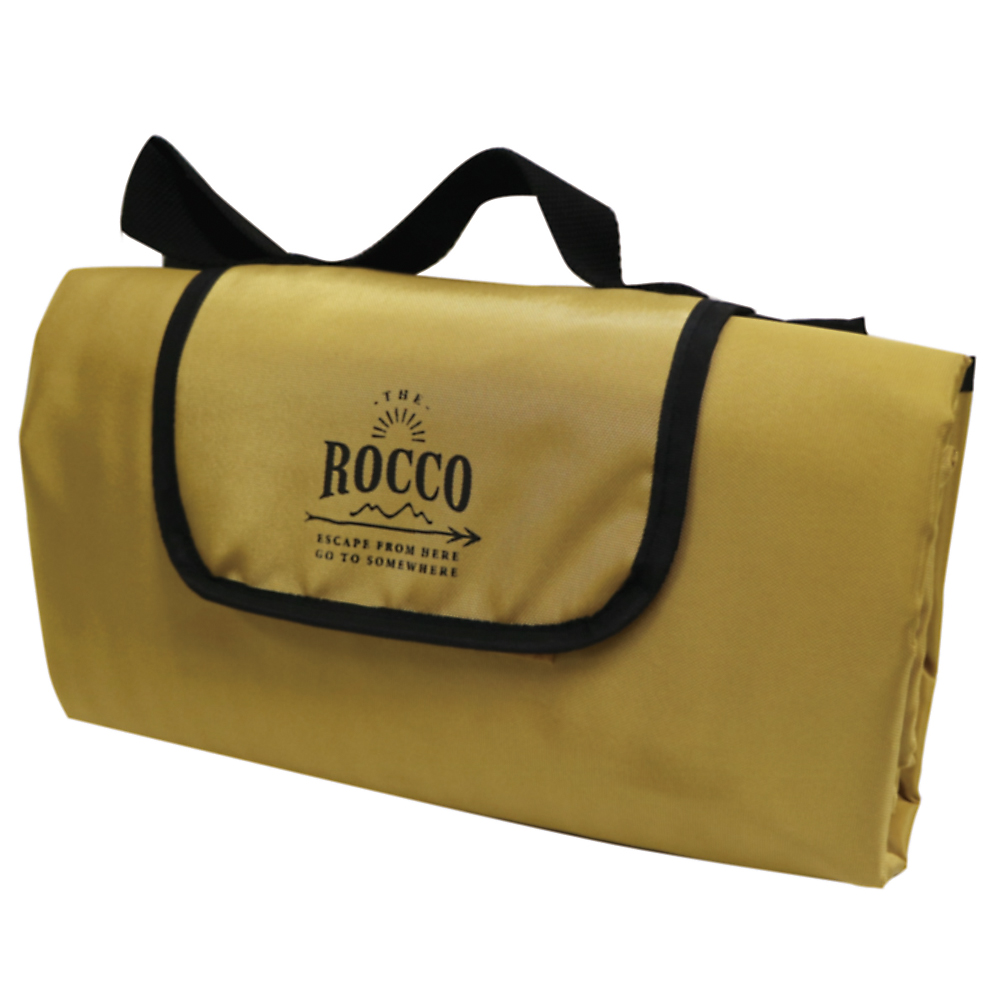 ROCCO ピクニックシート(黄土色) レジャーシート/レジャーマット K04-8131BK/OC