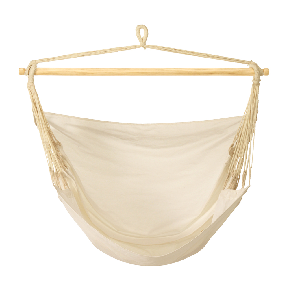 チェアーハンモック スターターセット(ラテ) ロープ・カラビナ・収納袋付き Curiace キュリアス