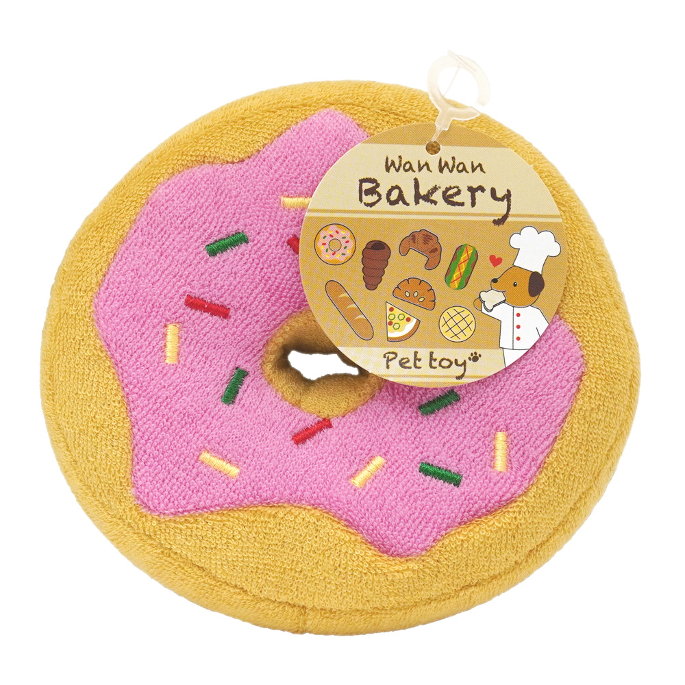 mellojoyドーナツ、トースト、プリン犬セット 犬用おもちゃ ワンワンベーカリ― ドーナツ ドーナッツ 音の出る