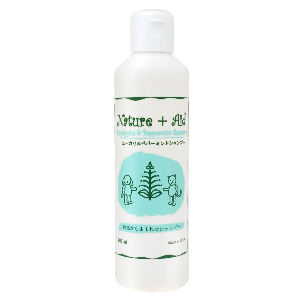 犬用ユーカリペパーミントシャンプー 200ml ネイチャーエイド NatureAid