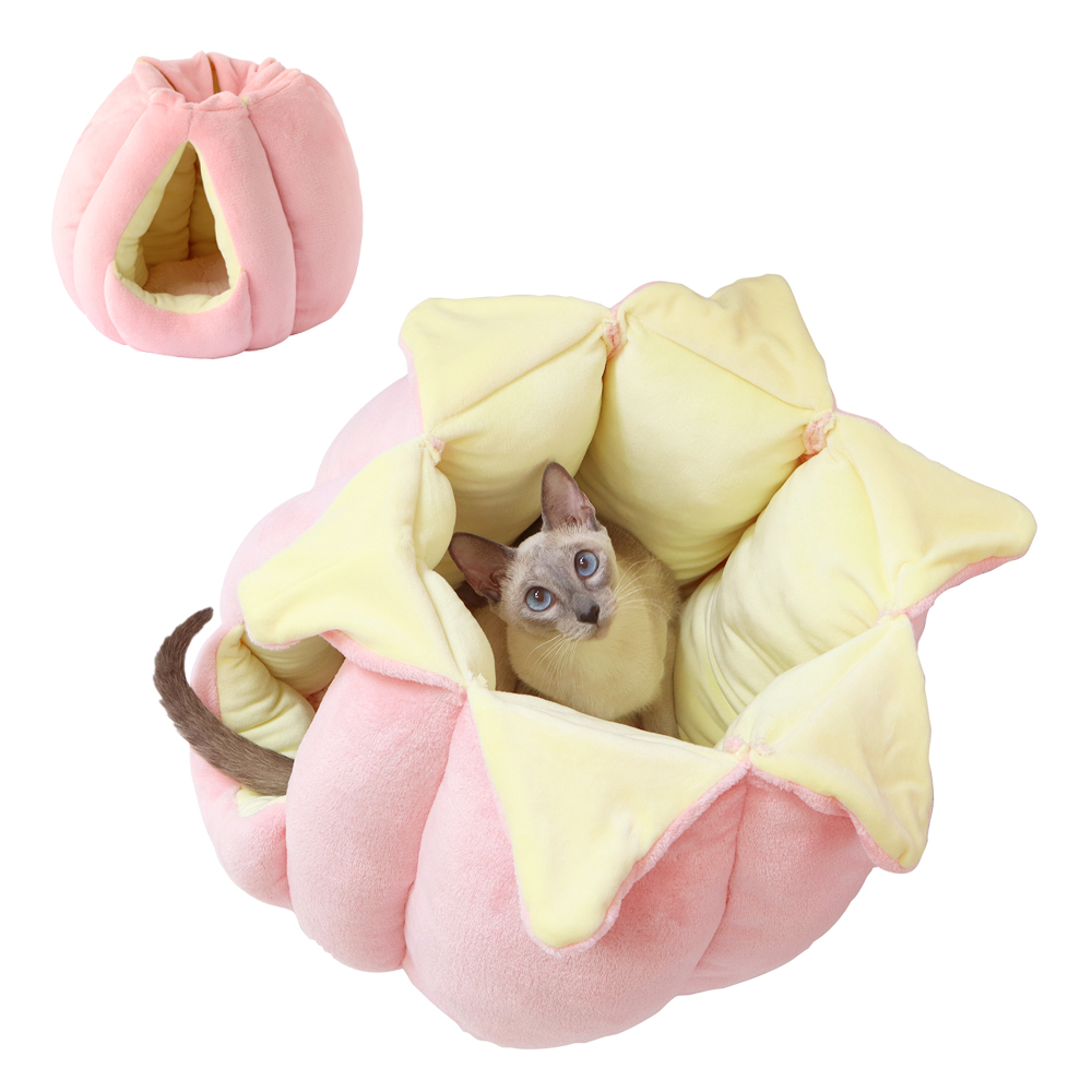 猫 キャットハウス ニャンともつぼみチューリップ ピンク ペッツルート