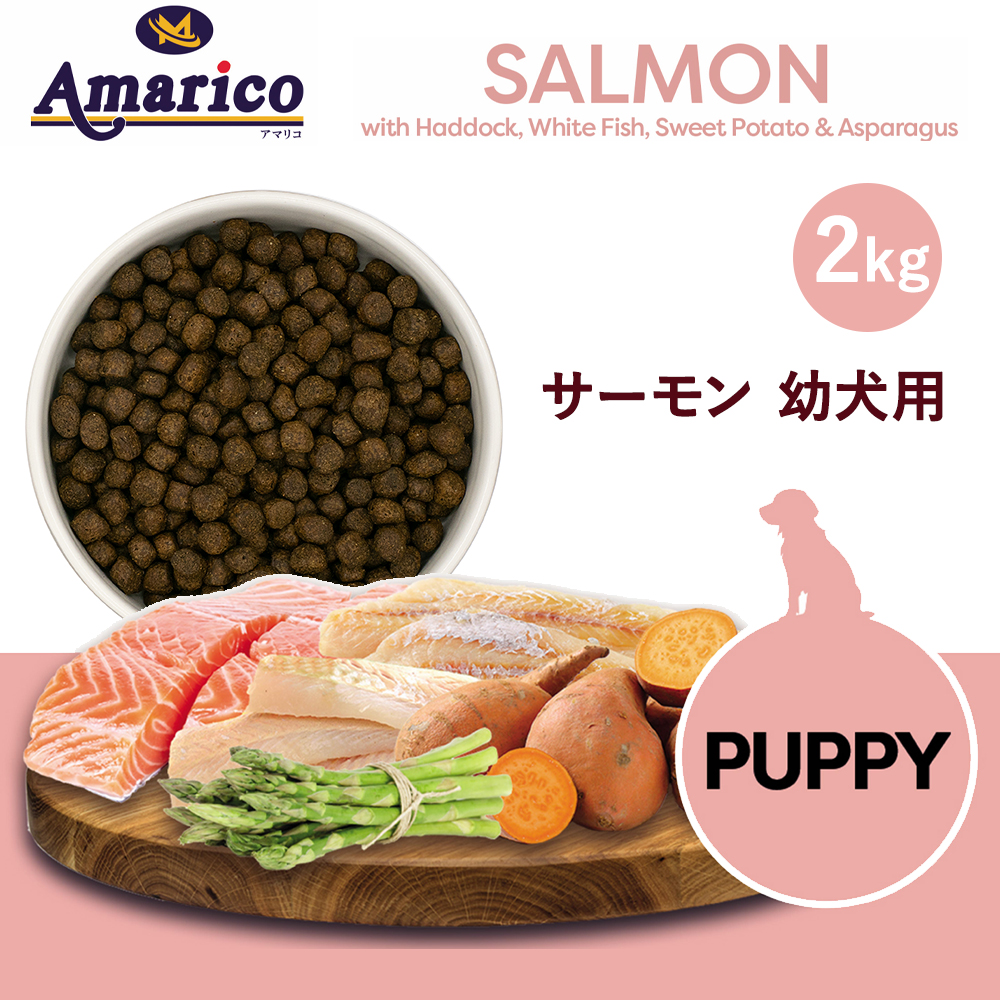 Amarico グレインフリー サーモン幼犬用2kg