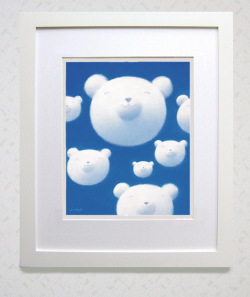 渡辺宏　パステル画版画