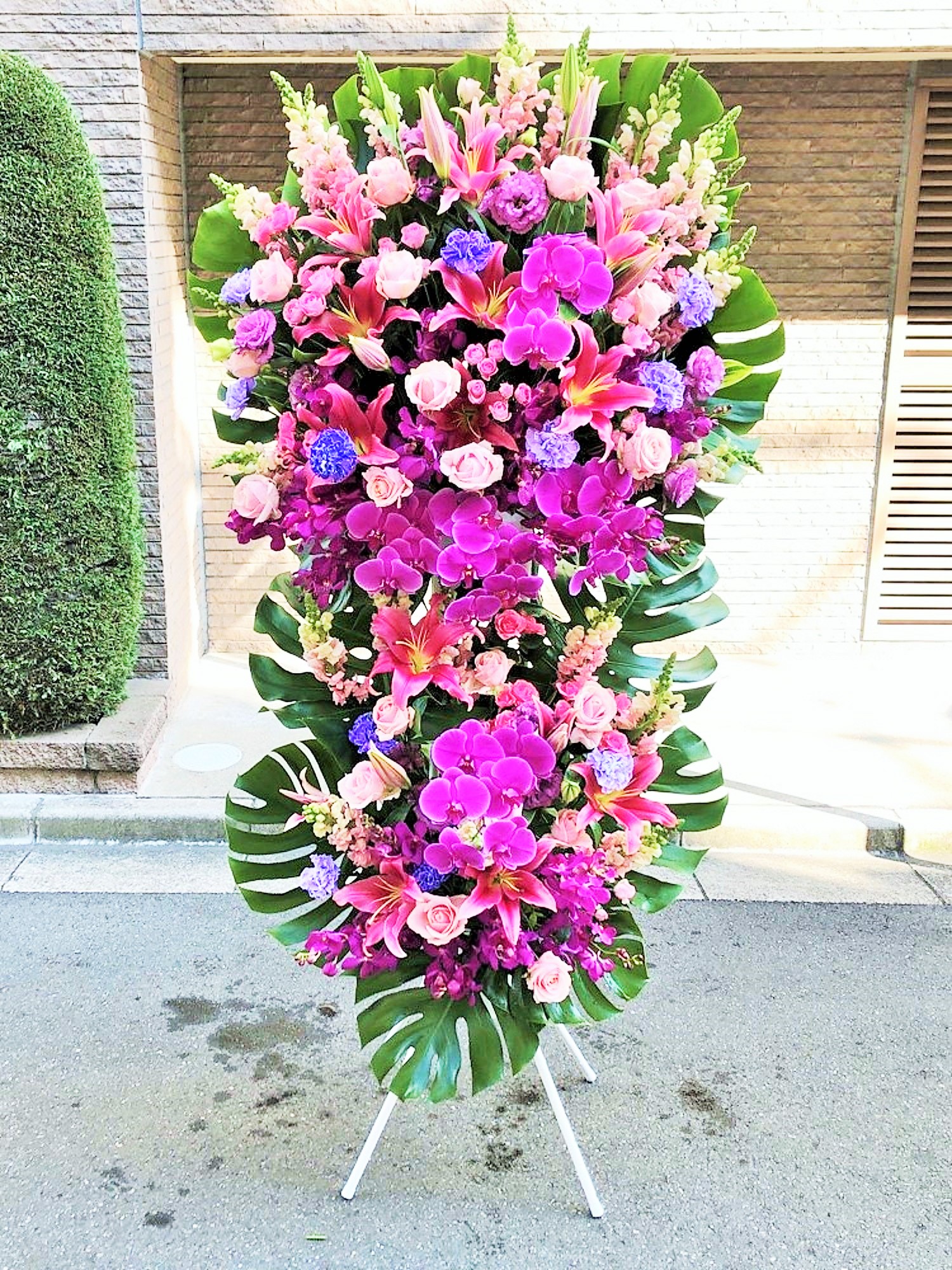 【特別仕様・法人VIP向け】2段スタンド花（100,000円・税別）