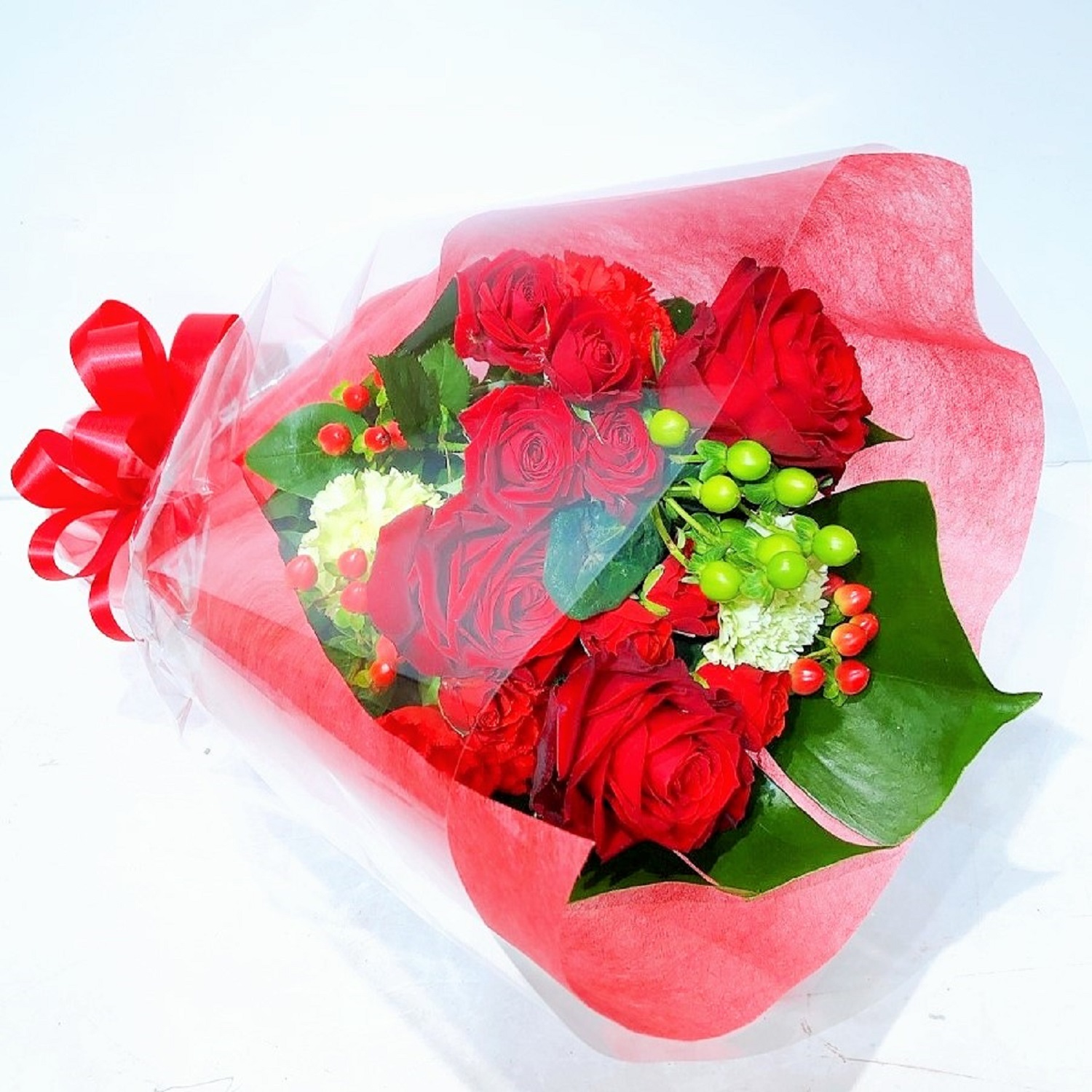 【ちょっとした気持ちを、さりげなくお花で】  花束（4,000円・税別） ※おまかせ花材／カラー指定OK