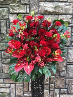 1275　Ｒバラ・グロリオサ　高級ワイヤースタンド花
