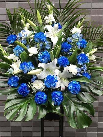 1543 W×B Mデザイン スタンド花