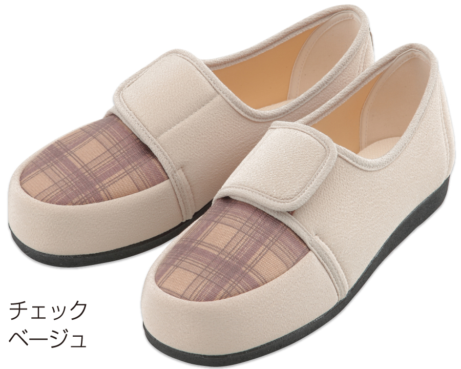 603チェックベージュ