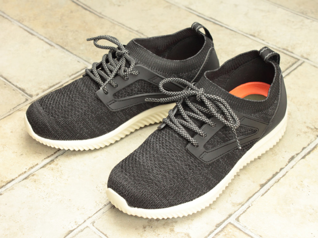 フットメカニクス ニットスニーカー wg130_bl