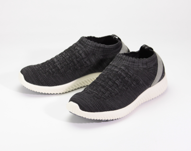 フットメカニクス ニットスニーカー wg140_bl