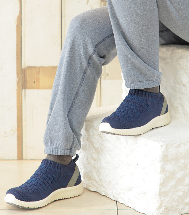 フットメカニクス ニットスニーカー wg140_nv_img