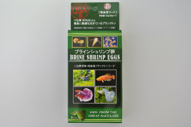 日本動物薬品　ブラインシュリンプエッグス・卵(２０ｇ)