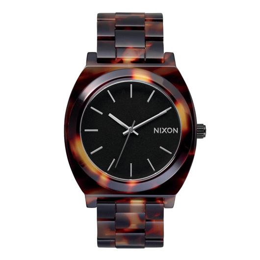 NIXON ニクソン腕時計　THE TIME TELLER ACETATE　TORTOISE/GOLD