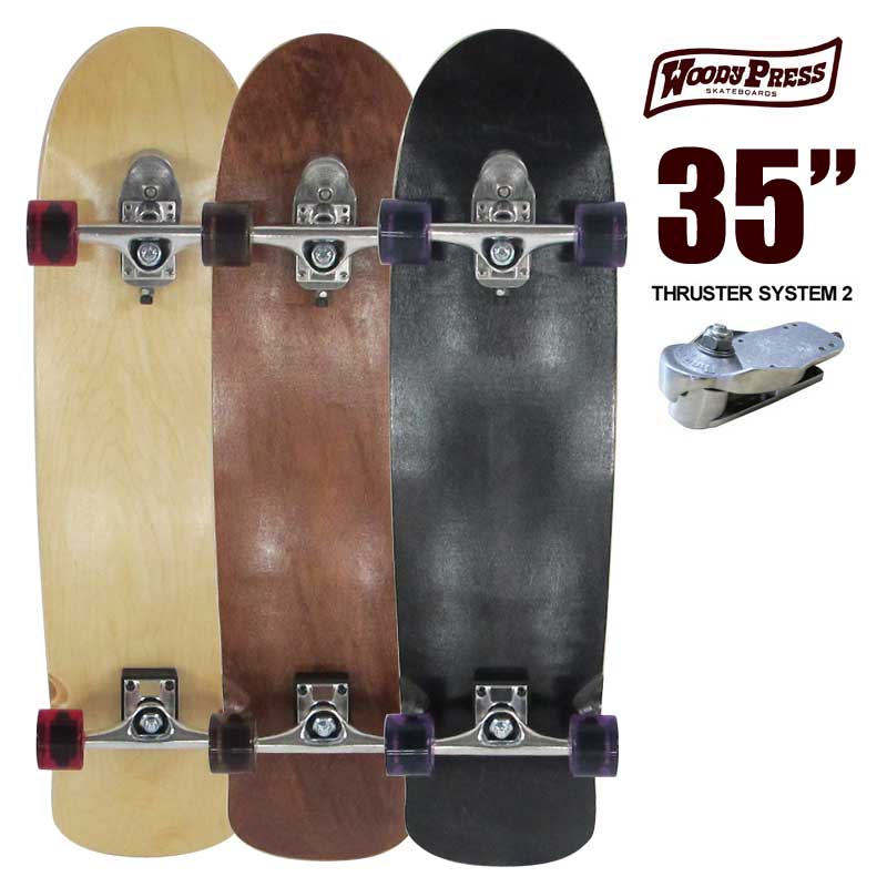ウッディプレス スケートボード　WOODY PRESS　WOODY35インチ/ SK8 サーフスケート