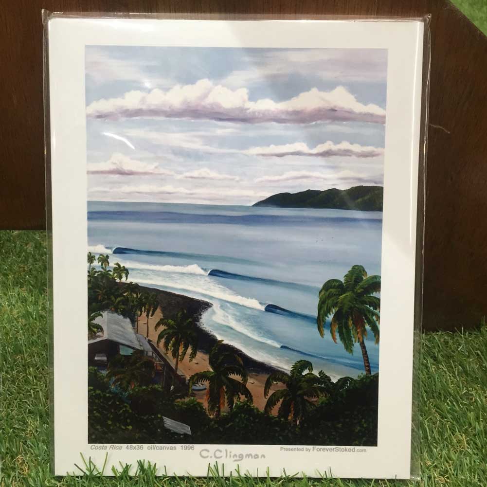 絵画 CALIFORNIA COLLECTION カリフォルニアコレクション　 CHARLIE CLINGMAN COSTA RICA/サーフアート　プリントアート