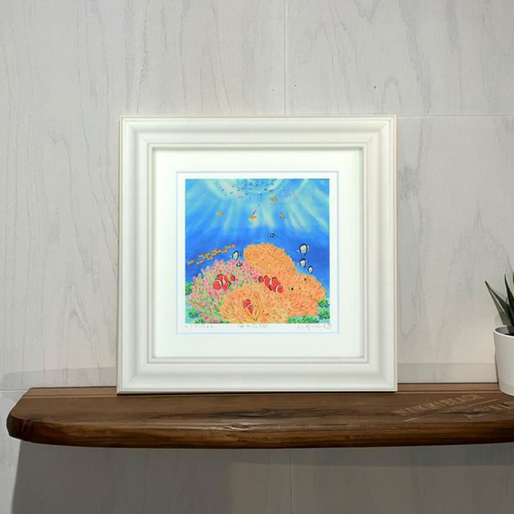 絵画 海の花畑 栗乃木ハルミ イラスト Bタイプ