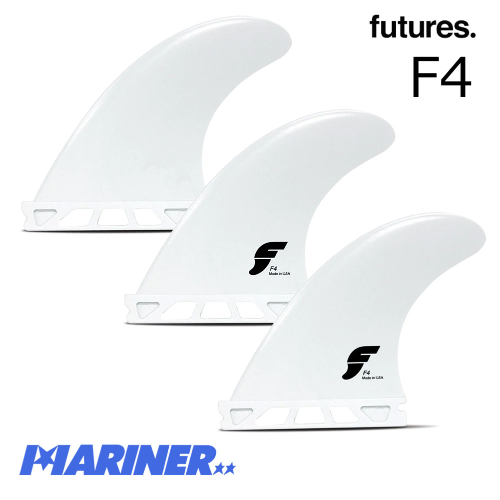 【送料無料】FUTURES FINS THERMO TECH F4 3FIN Futures. トライフィン フューチャーフィン サーモテック ショートボードフィン サーフィン フューチャーズ 白 ホワイト スタンダード オールラウンド 初心者 おすすめ 人気 定番 白