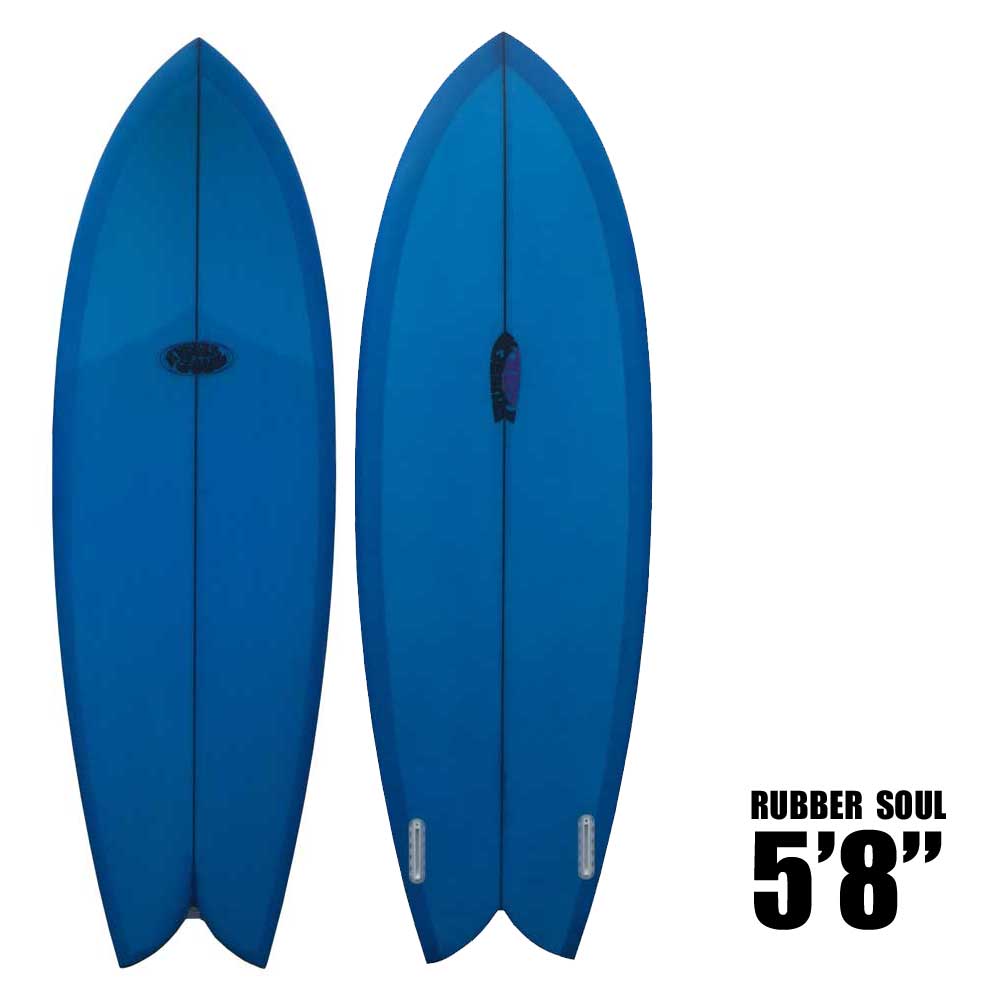 RUBBER SOUL　SURFBOARD Fishes 5'8 ラバーソウルサーフボード/ショートボード