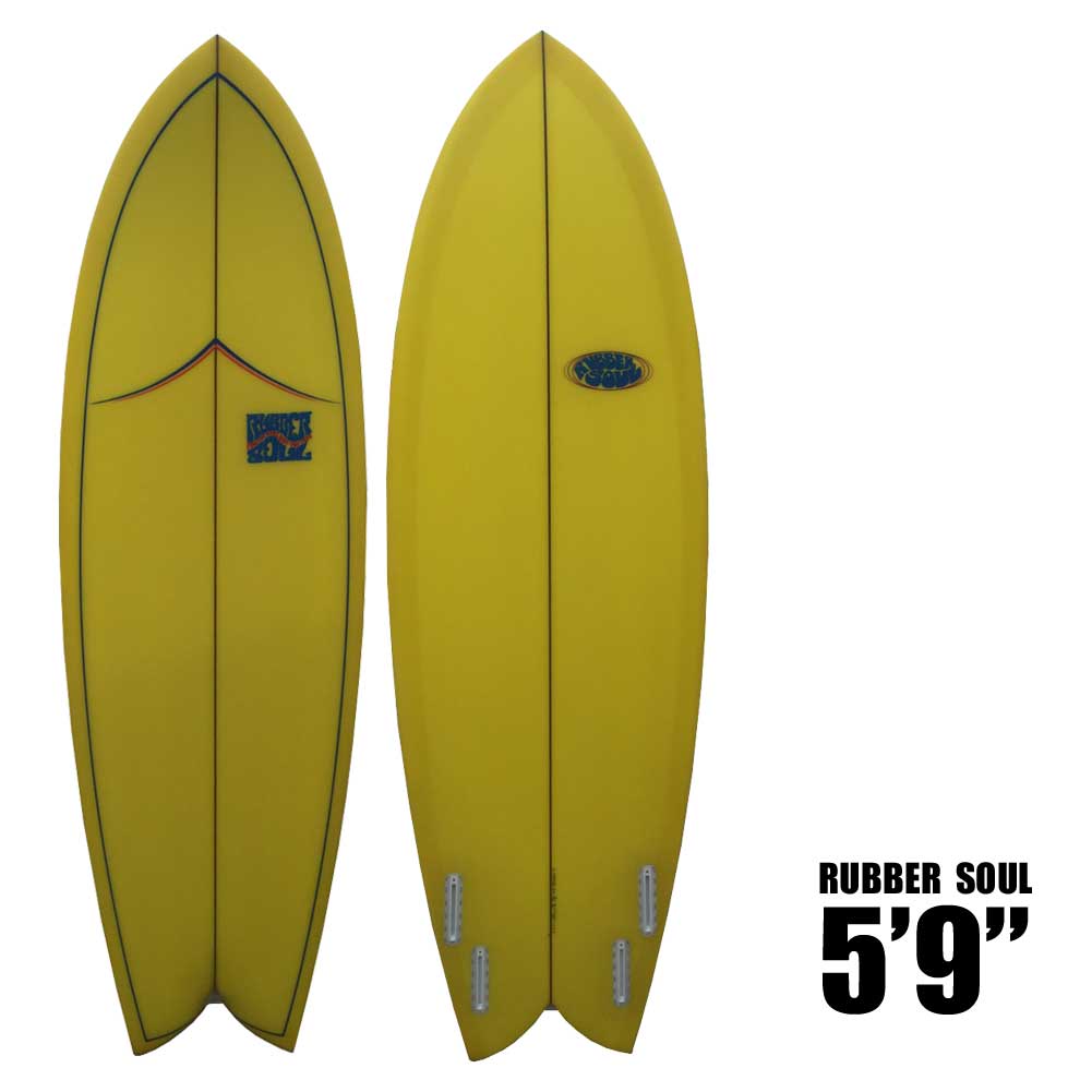 RUBBER SOUL　SURFBOARD Fishes 5'9 ラバーソウルサーフボード/ショートボード