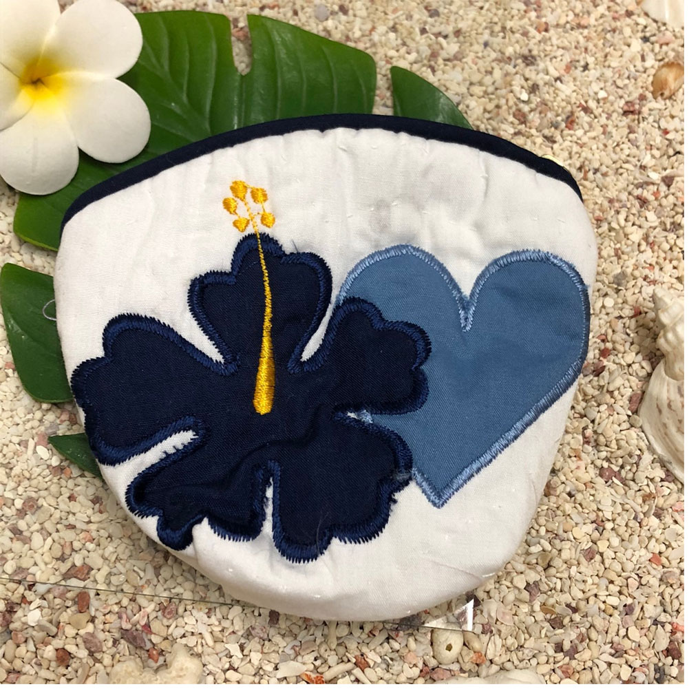 ハワイアンキルト Hawaiian Quilt ハイビスカスコインケース 小銭入れ 財布 レディース ギフト プレゼント かわいい