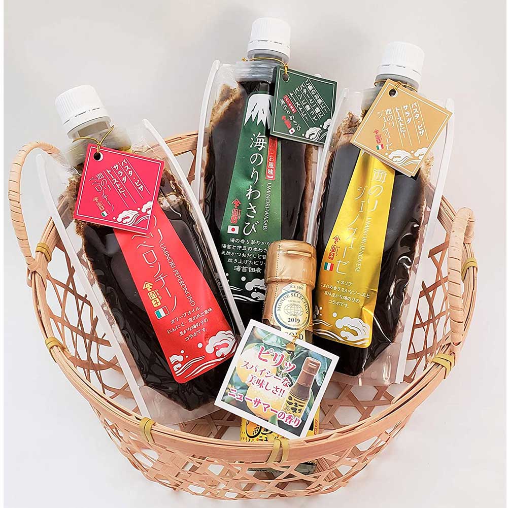 伊豆うまいもの ソース4点セット ママお助けソース 海のリ イタリアン パスタ タバスコ ニューサマーオレンジ いとう白子