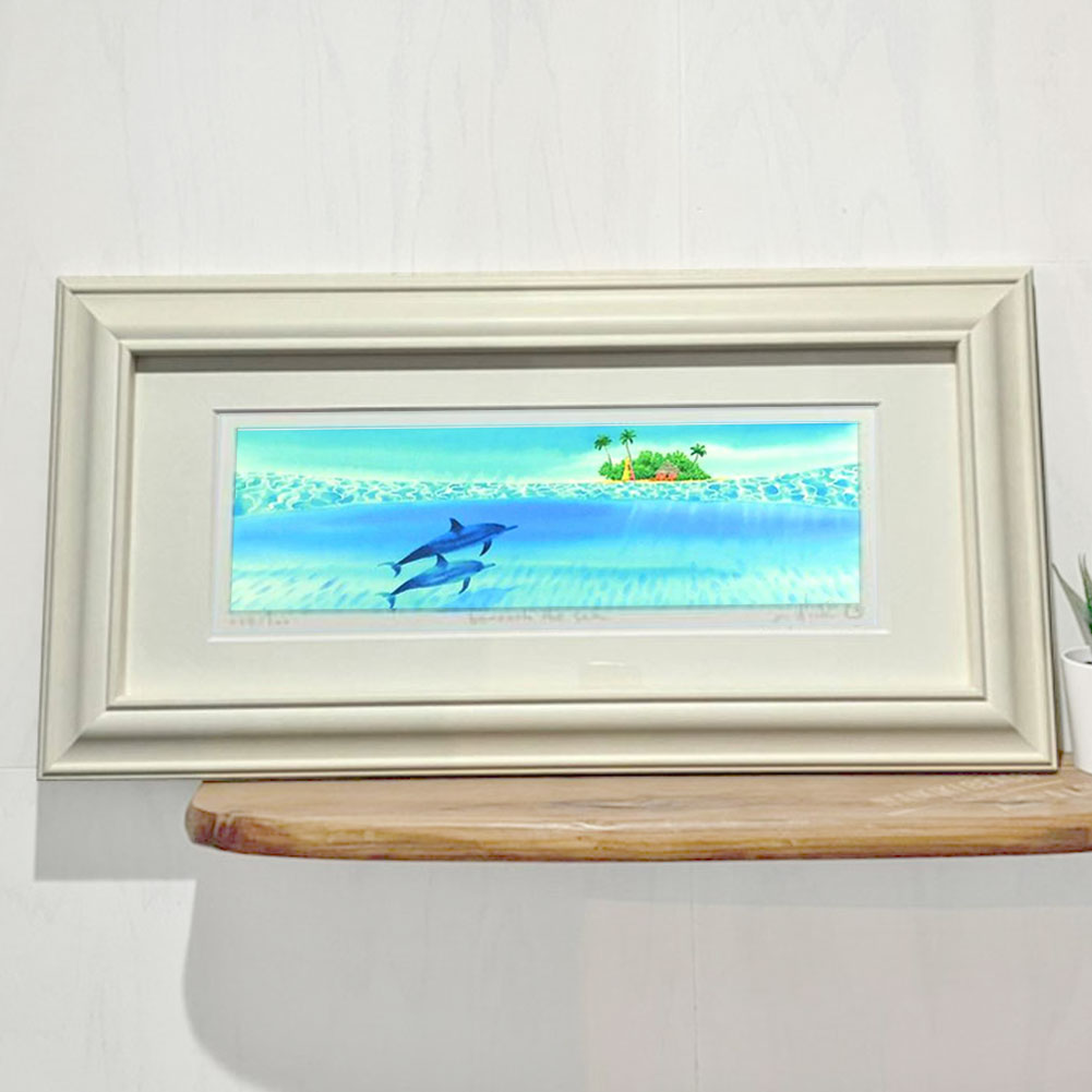 栗乃木ハルミ イラストフレームセット beneath the sea 額入り絵画 532mm×268mm Sタイプ hk0168
