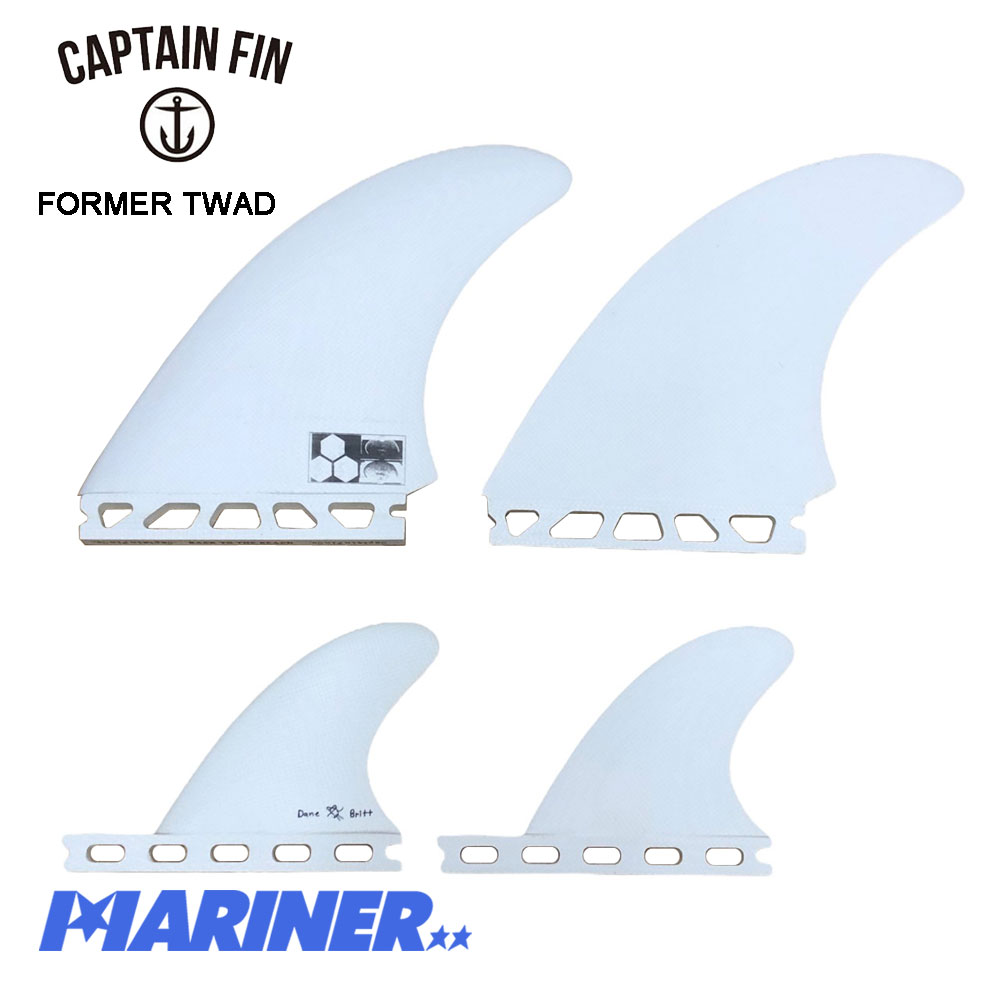 CAPTAIN FIN DANE FORMER TWAD SINGLE TAB QUAD FUTURE  FIN