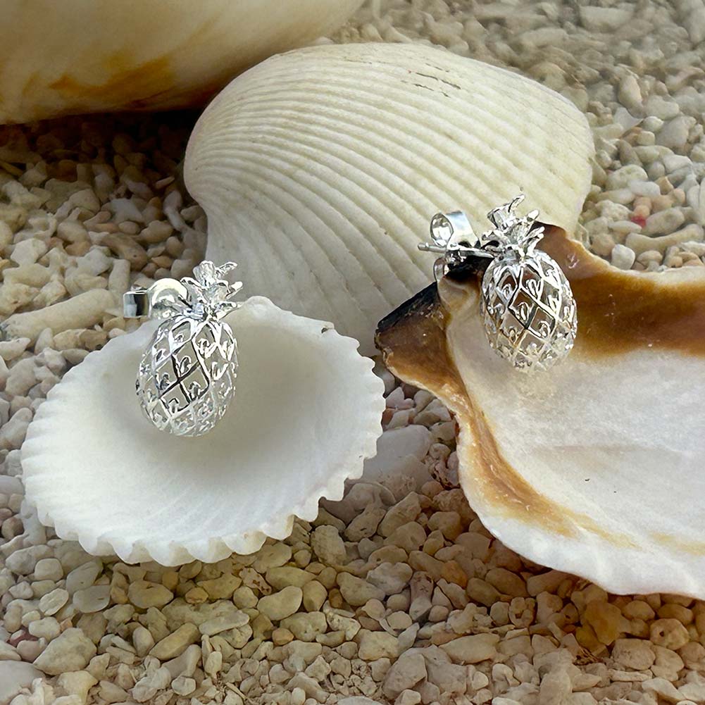 ハワイアンジュエリー ピアス シルバー パイナップル アクセサリー