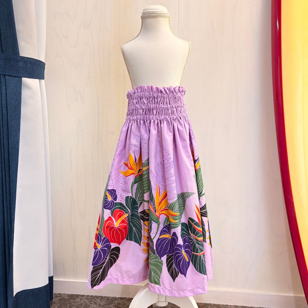 子供服ワンピースアンスリウムハワイアンキッズワンピース