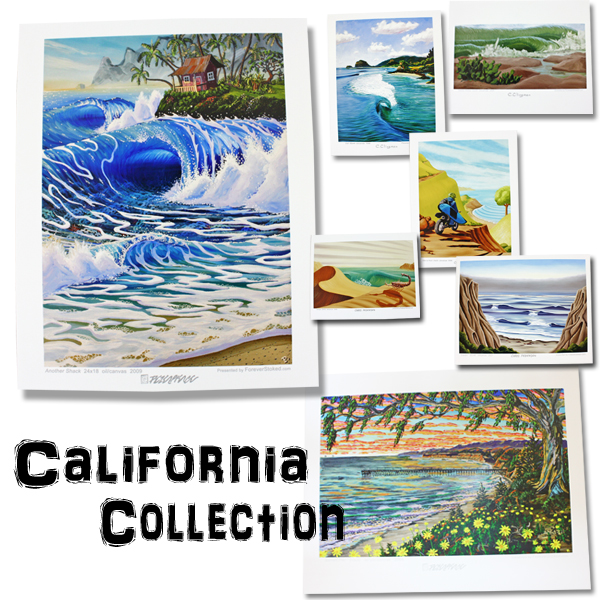 CALIFORNIA COLLECTION　カリフォルニアコレクション　サーフアート　プリントアート