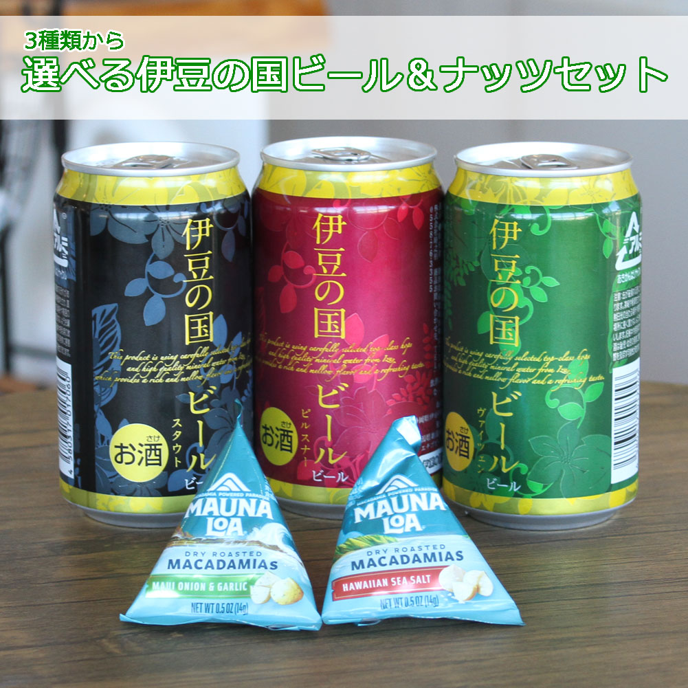 【送料無料】バレンタイン ギフト 伊豆の国 ビール×ナッツミニパック 2パックギフトセット