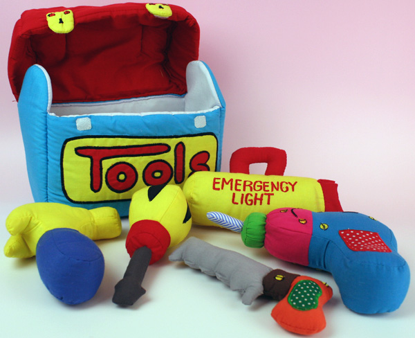 ハワイアンキルトグッズ おもちゃおままごとセット『TOOLS?トゥールズ』/ハワイアン雑貨インテリア 知育おもちゃ