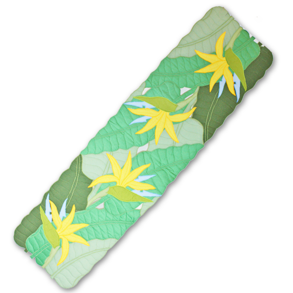 ハワイアンキルト Hawaiian Quilt 　バードオブパラダイス テーブルセンター/キッチングッズ ハワイアン雑貨 インテリア
