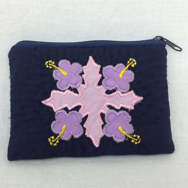 ハワイアンキルトコインケース