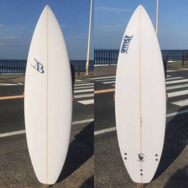 Blue Surfboard ショートボード M－1 6'0 初心者セット フィン デッキパッド ニットケース リーシュコード ワックス付き