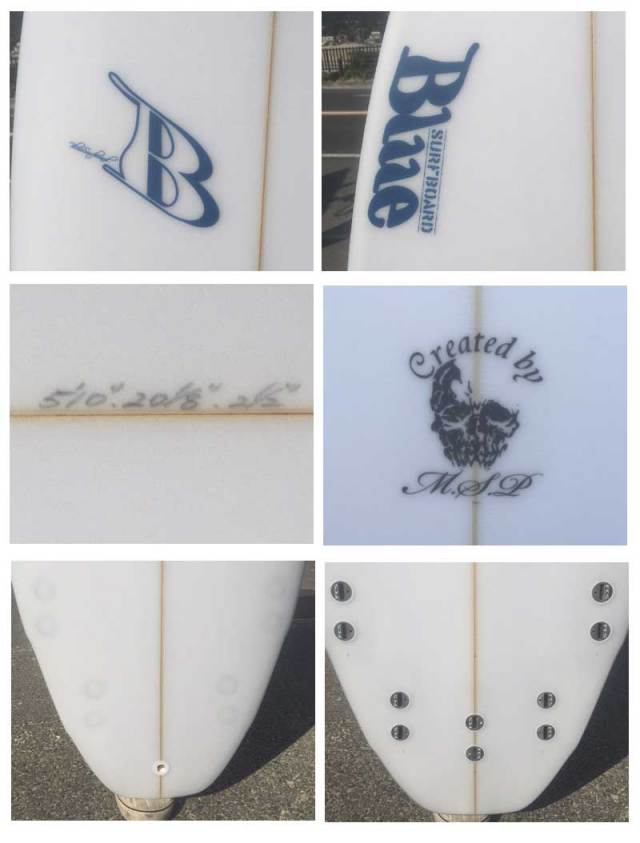 Blue Surfboard ブルーサーフボード ショートボード M－3 5'10