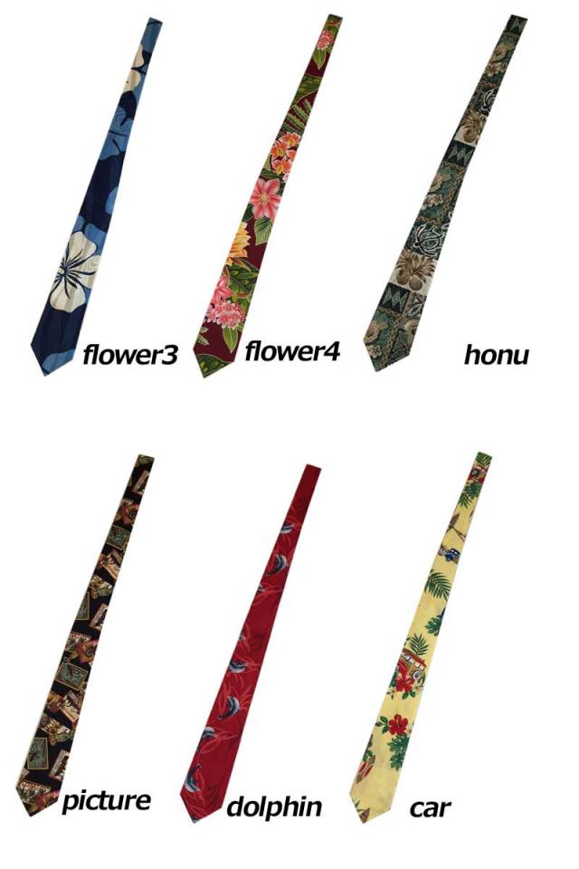 Hawaiian ハワイアン柄 ネクタイ 雑貨