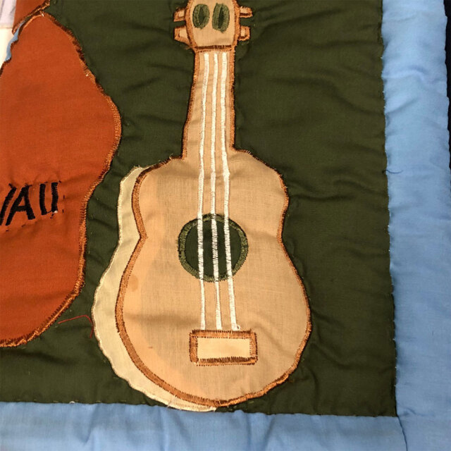 Hawaiian quilt ハワイアンキルトタペストリー ドリームオブハワイ 123