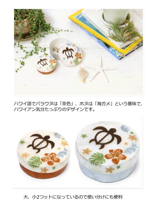 ラウンドカピスBOX 2個セット パラウヌホヌ