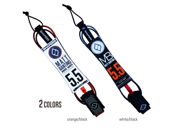 SHAPERS LEASH CORD 5.5ft マットバンティング エリート プロモデル/シェーパーズ リーシュコード