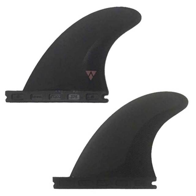 FUTUREFINS　ALPHA SERIESQD2 3.75 REAR PAIR Small/クアッドリア　カーボンファイバー ショートボードフィン サーフィン