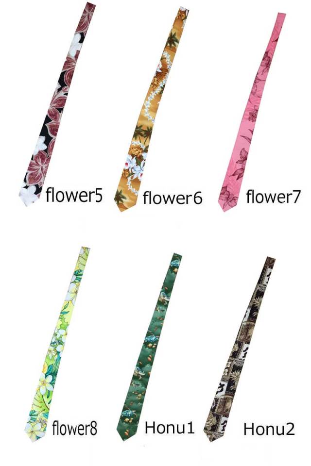 Hawaiian ハワイアン柄 ネクタイ