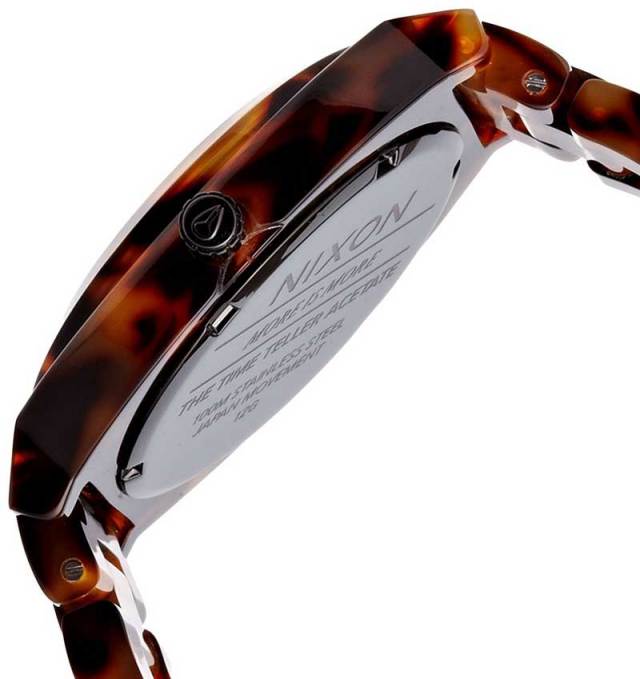 Time Teller Acetate Watch | Black Tortoise | Unisex Acetate