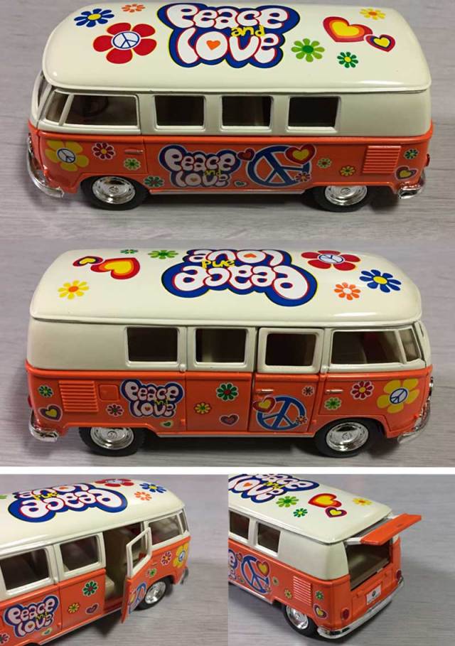 バレンタインギフト クラシカルワーゲンバスミニカー×チョコバーセット