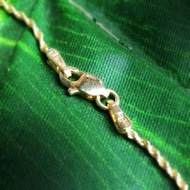 ハワイアン ジュエリー ペンダント チェーン 14K 3色 GOLD ロープ チェーン 45cm